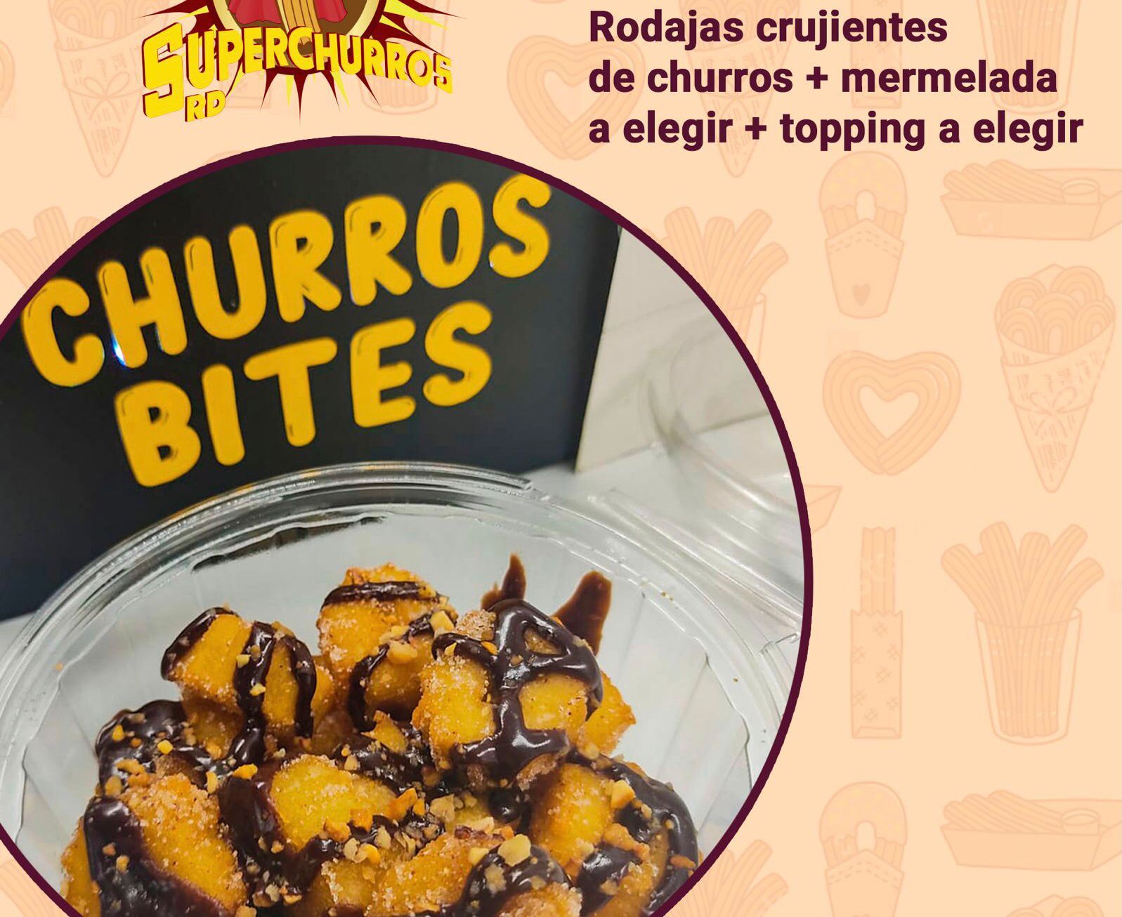 Churros personalizados - ChurroCake - Churros Bites - Churros Pop